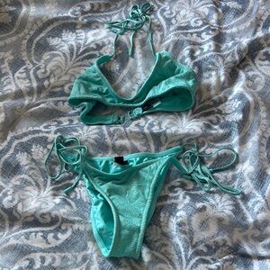 Triangl Swimwear Aqua Bikini Set